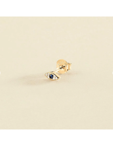 Boucle D'oreilles Piercing Azul AGATHA Doré