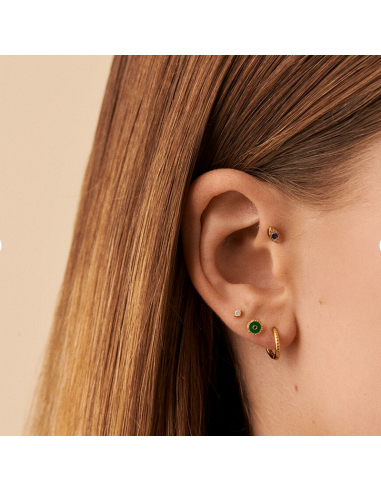 Boucle D'oreilles Piercing Azul AGATHA Doré