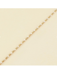 Bracelet Souple Smarty De AGATHA En Perles D'émail Et Doré 02480230-094 2