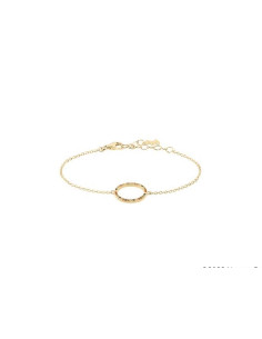 Bracelet Souple Anneau Rainbow De AGATHA En Argent Doré Et Oxydes Multicolores