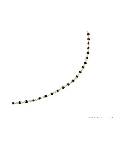 Collier Ras Du Cou Smarty De AGATHA En Perle D'émail Noire