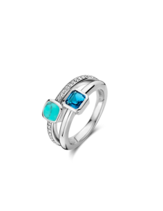 Bague Argent Ti Sento Turquoise