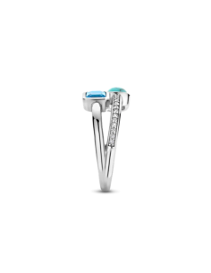 Bague Argent Ti Sento Turquoise 12326DB 2