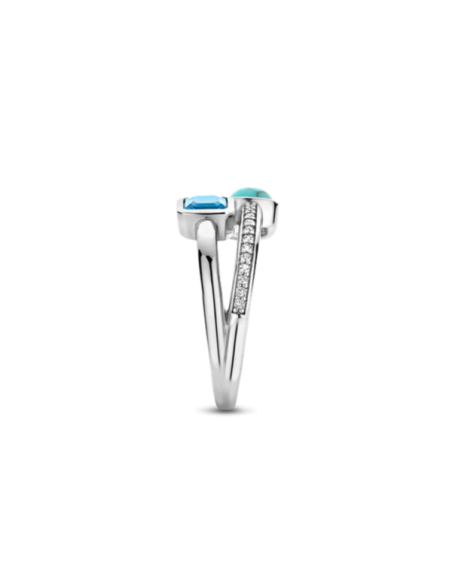 Bague Argent Ti Sento Turquoise
