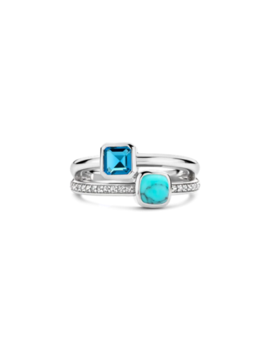 Bague Argent Ti Sento Turquoise