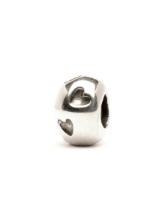 Perle Trollbeads Argent Coeurs TAGBE-10050