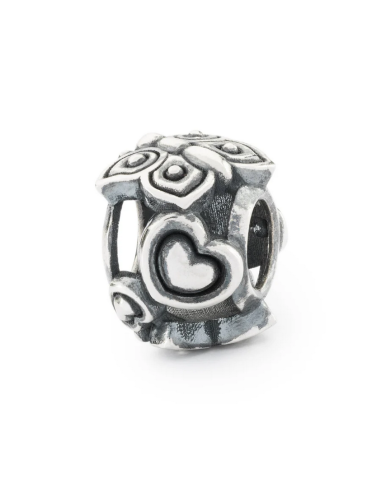 Perle Trollbeads Argent Papillons Amoureux TAGBE-20246
