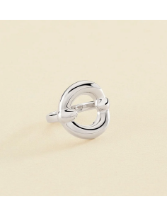 Bague Ines AGATHA argent anneau évidé 2