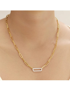 Collier CHARLES GARNIER en Argent Bicolore et oxyde de zirconium AGF170023N 2