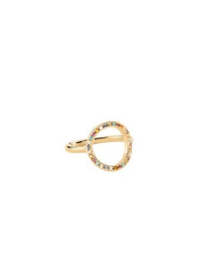 Bague Rainbow De AGATHA Plaqué Or Multicolore
