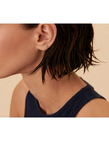 Boucle D'oreilles Piercing Puce Minisol AGATHA Doré