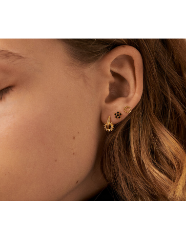Boucle D'oreilles Piercing Puce Minisol AGATHA Doré