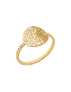 Bague Rosace De Saunier En Plaqué Or 70392900100