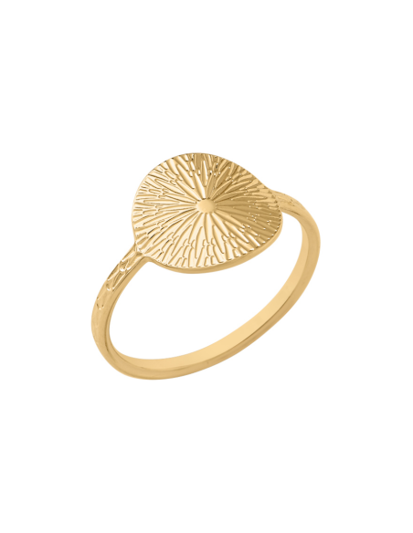 Bague Rosace De Saunier En Plaqué Or 70392900100