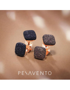 Boucles d'oreilles Pesavento Rose Polvere di Sogni marron 2