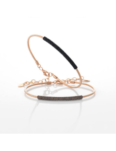Bracelet Polvere Bronze Pesavento Argent rose-WDNAB188 2
