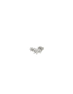 Puce TRIOFLOR De AGATHA Argent Et Zirconium 02320664-136