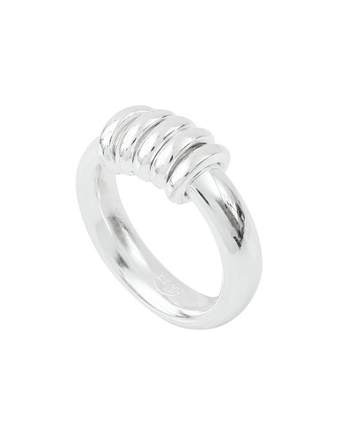 Bague Sabbia & Lucido Argent Clio Blue