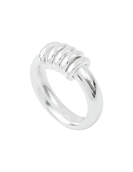 Bague Sabbia & Lucido Argent Clio Blue