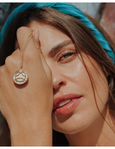 Collier Zodiaque Les Georgettes Modèle Cancer Finition Doré 2