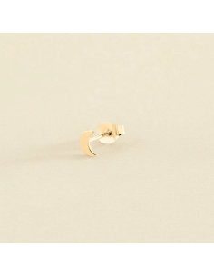Boucle D'oreilles Piercing Puce Miniluna AGATHA Doré 2