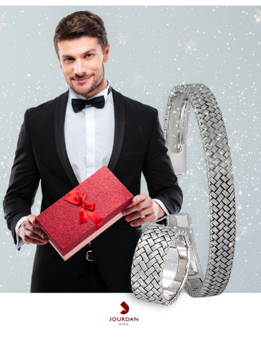 Bracelet Jourdan En Argent Rigide Collection...