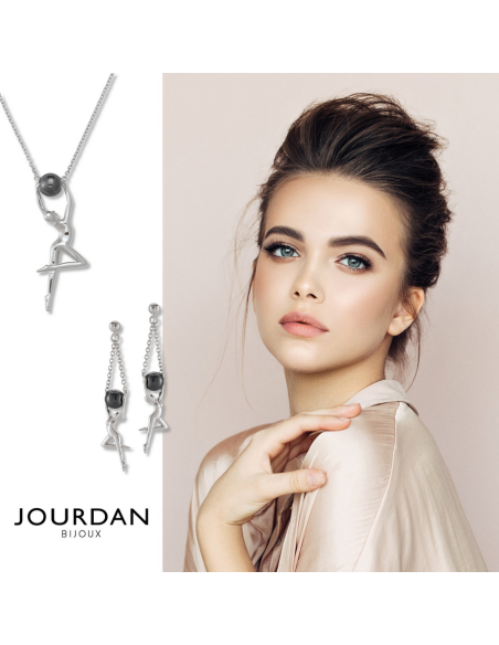 Collier Grâce De Chez  Jourdan Argent & Hématite