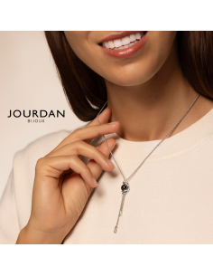 Collier Dune Jourdan Argent & Hématite ABR035 2
