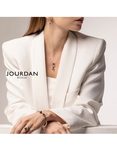 Collier Grâce De Chez  Jourdan Argent & Hématite