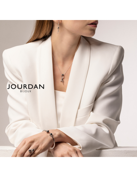 Collier Grâce De Chez  Jourdan Argent & Hématite