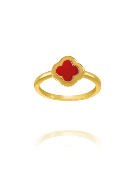 Bague CHARLES GARNIER En Agate Rouge
