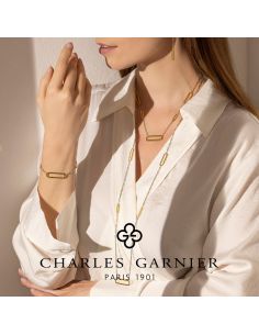 Bracelet Bicolore CHARLES GARNIER En Vermeil Et Argent 2