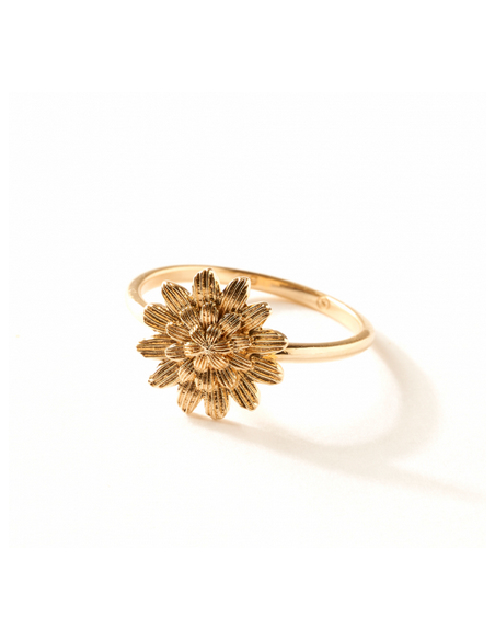 Bague Origami De Saunier En Plaqué Or
