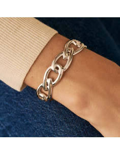 Bracelet Manchette AGATHA Argent Rigide Iconique 2