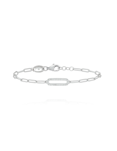 Bracelet STYLE De CHARLES GARNIER en Argent et oxydes de zirconiu