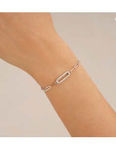 Bracelet CHARLES GARNIER en Argent et oxyde de zirconium 2