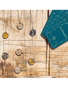 Collier Zodiaque Les Georgettes Modèle Balance Finition Doré 2