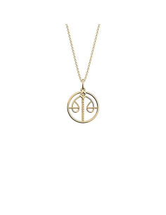 Collier Zodiaque Les Georgettes Modèle Balance Finition Doré