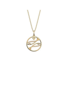 Collier Zodiaque Les Georgettes Modèle Poisson Finition Doré