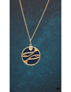 Collier Zodiaque Les Georgettes Modèle Poisson Finition Doré 2