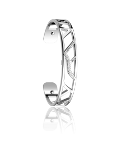 Bracelet Manchette Les Georgettes Précieuse 8mm Modèle Désert Finition Argent 2