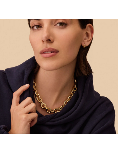 Collier Agatha XOXO En Laiton Doré 02680302-157