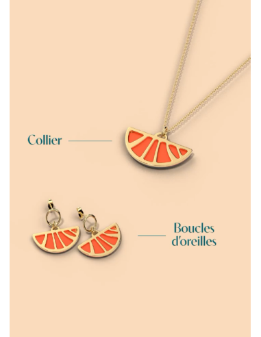 Boucles D'oreilles Les Georgettes Amazone Finition Dorées 30mm