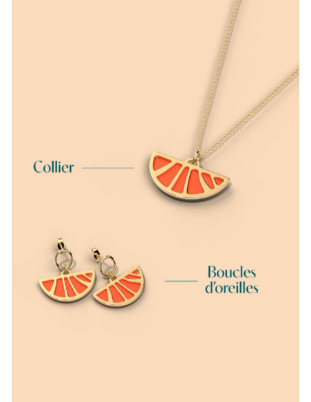 Boucles D'oreilles Les Georgettes Amazone Finition Dorées 30mm