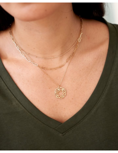 Collier Ruban De Saunier En Plaqué Or 70430410100 2