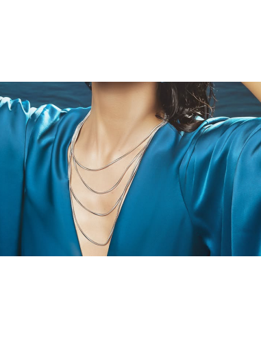 Collier 4 Files Pesavento DNA Argent