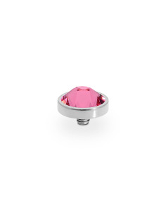 Canino Top 9mm QUDO Rose Acier Blanc