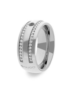 Bague Qudo En Acier Collection LECCE 615014