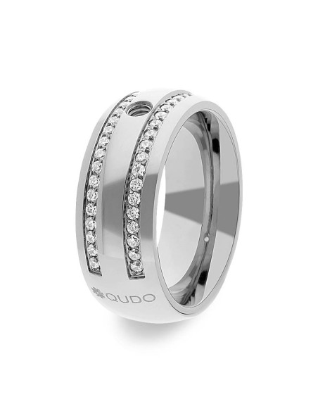 Bague Qudo En Acier Collection LECCE