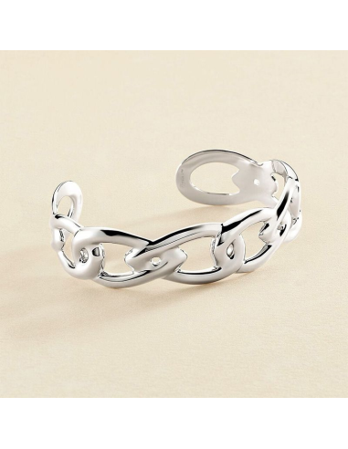 Bracelet Manchette AGATHA Argent Rigide Iconique